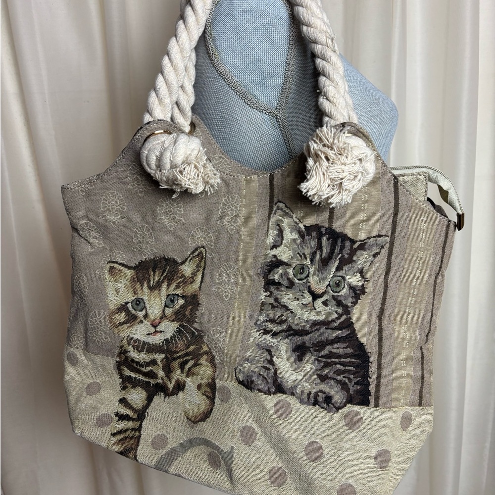 ToGoGo Tapestry Granny Rope Strap Bag